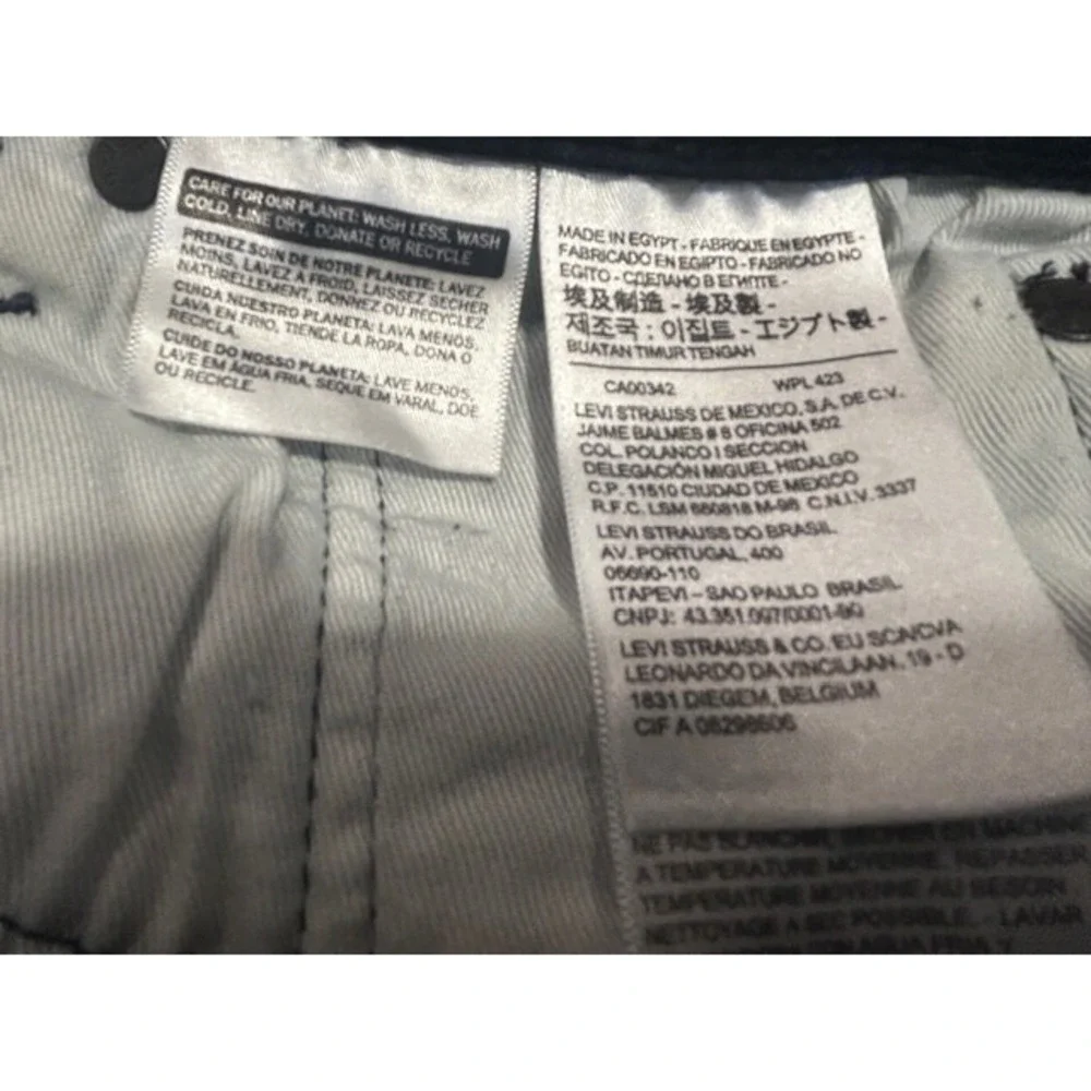 LEVI'S Men's 541 Jeans 33W x 32L Dark Blue Wash, Black Label Athletic Fit